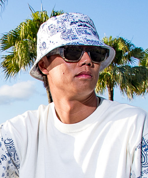QUIKSILVER メンズ MERCURY PAISLEY REVERSIBLE HAT ハット ペイズリー