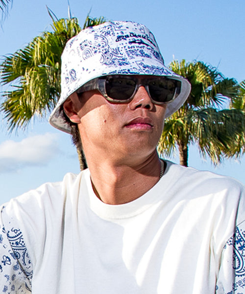 QUIKSILVER メンズ MERCURY PAISLEY REVERSIBLE HAT ハット ペイズリー
