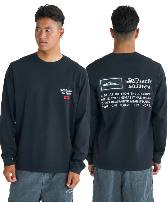 QUIKSILVER メンズ BW MERCURY LT 長袖Tシャツ ロンT レギュラー