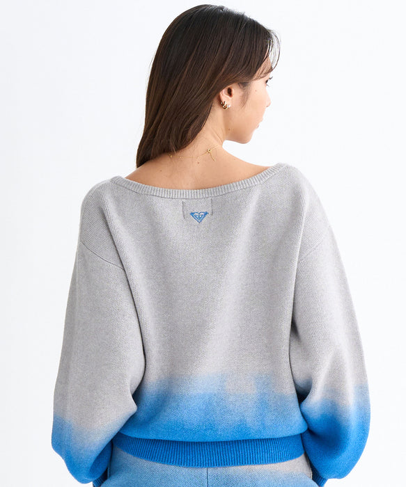 Roxy MAGIC HOUR TOPS ウィメンズ ニットトップス グラデーション <2025FW HEART WAVE>