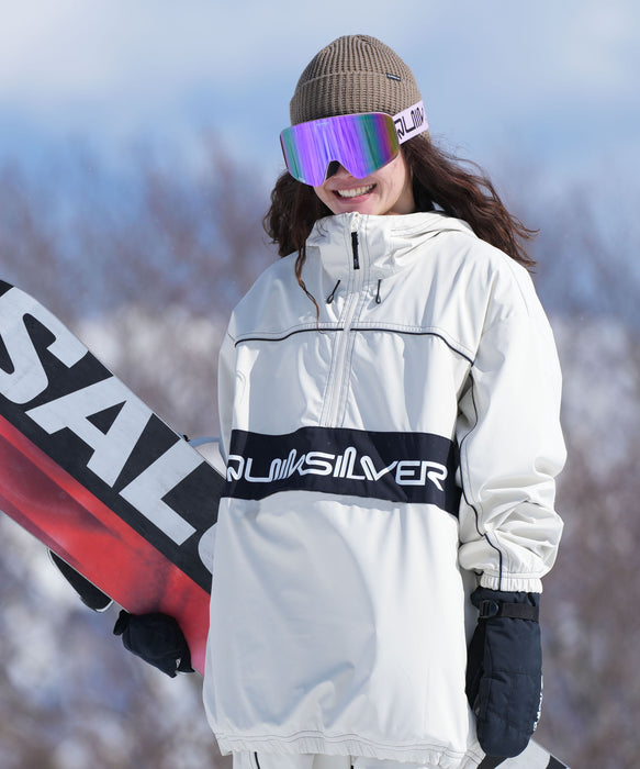 【OUTLET】QUIKSILVER メンズ/ユニセックス QUIK SLASH JK スノージャケット 10,000mm防水・撥水性 メッシュ裏地<SURF THE MOUNTAIN>【25-26SNOWモデル】