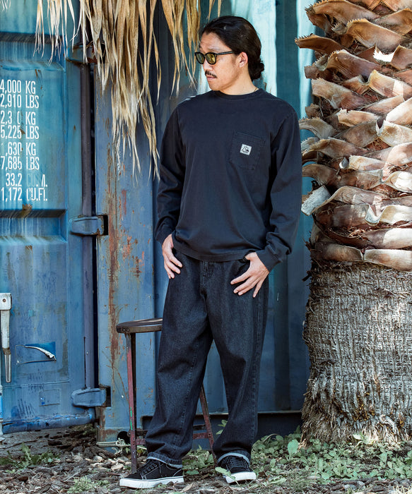 【OUTLET】Quiksilver メンズ BW HISTORY POCKET LT 長袖Tシャツ