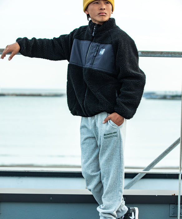 【OUTLET】Quiksilver ユース HAND DRAWN SWEAT PT YOUTH スウェットパンツ 特殊裏起毛  軽量速乾フリース(130-160CM)