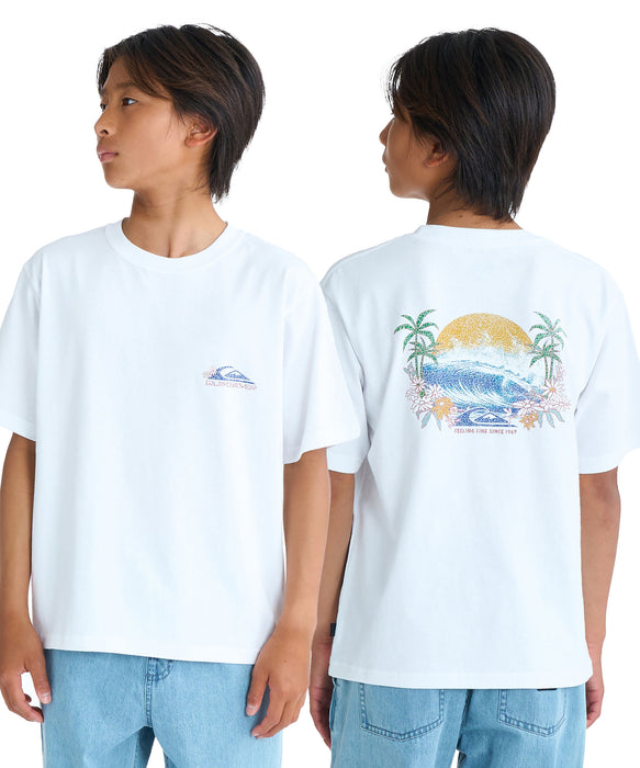 QUIKSILVER キッズ・ユース PG ARTY SURF SCENE ST YOUTH Tシャツ 【2026年春夏モデル】