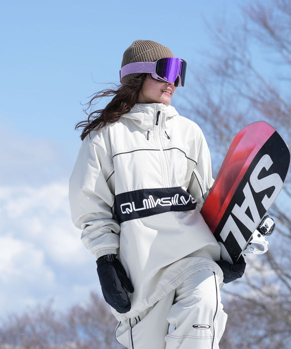 【OUTLET】QUIKSILVER メンズ/ユニセックス QUIK SLASH JK スノージャケット 10,000mm防水・撥水性 メッシュ裏地<SURF THE MOUNTAIN>【25-26SNOWモデル】