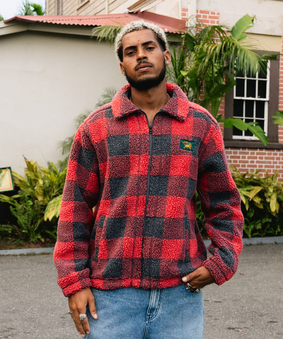 QUIKSILVER X BOB MARLEY BUFFALO SHERPA スウェットジャケット 【2026年秋冬モデル】