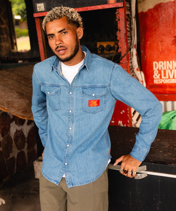 QUIKSILVER メンズ　QUIKSILVER X BOB MARLEY　 UPRISING SHIRT 長袖シャツ 【2026年秋冬モデル】