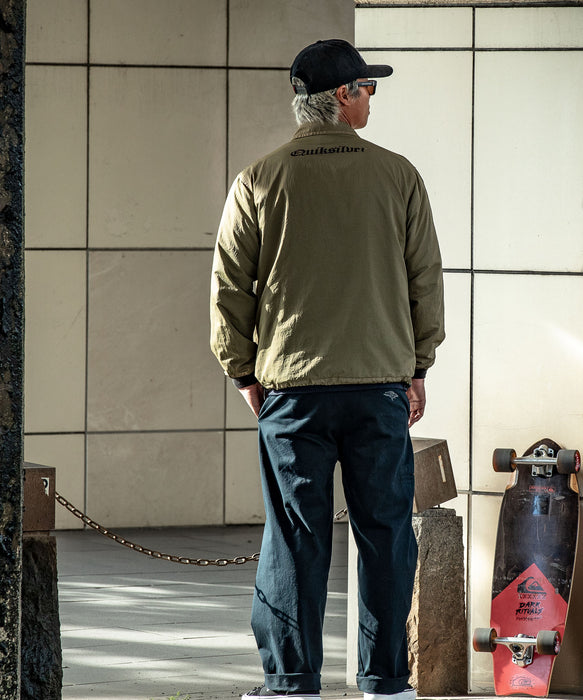 【OUTLET】Quiksilver メンズ PG COACH JACKET コーチジャケット ユーズドライク MERCURY