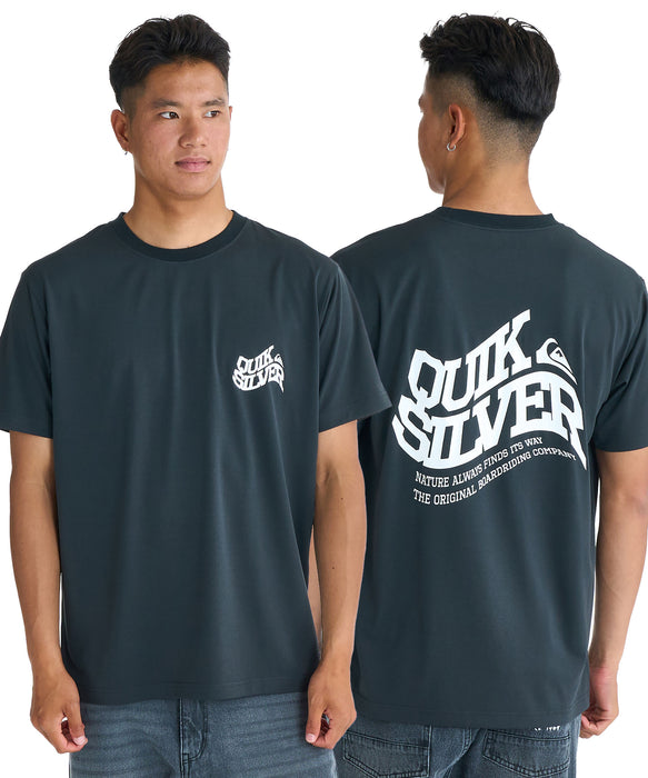 QUIKSILVER メンズ SD BEND LOGO ST 半袖Tシャツ 超速乾 レギュラーフィット【2026年春夏モデル】