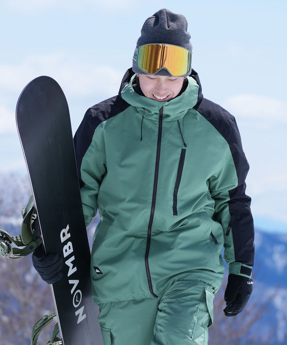 QUIKSILVER メンズ/ユニセックス MISSION BLOCK JK スノージャケット