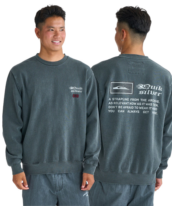 QUIKSILVER メンズ BW MERCURY BOX SWEAT 長袖スウェット ルーズフィット 裏毛 トレーナー<MERCURY COLLECTION>【2026年春夏モデル】