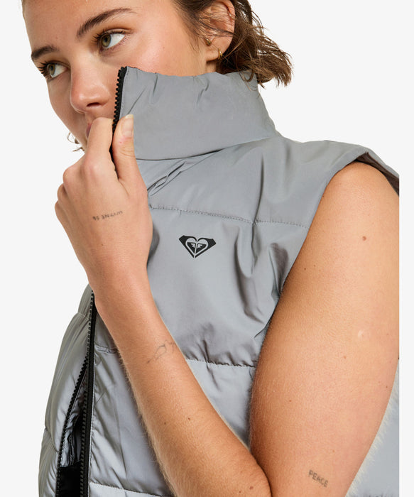 OUTLET】Roxy Fitness MOVE FREE PUFFY VEST ウィメンズ フィットネス