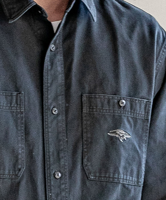 【OUTLET】Quiksilver メンズ CHINO WASH SHIRT シャツ セットアップ