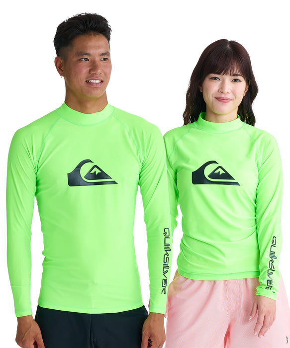 QUIKSILVER メンズ/ユニセックス ALL TIME LR 長袖ラッシュガード 速乾 【2026年春夏モデル】