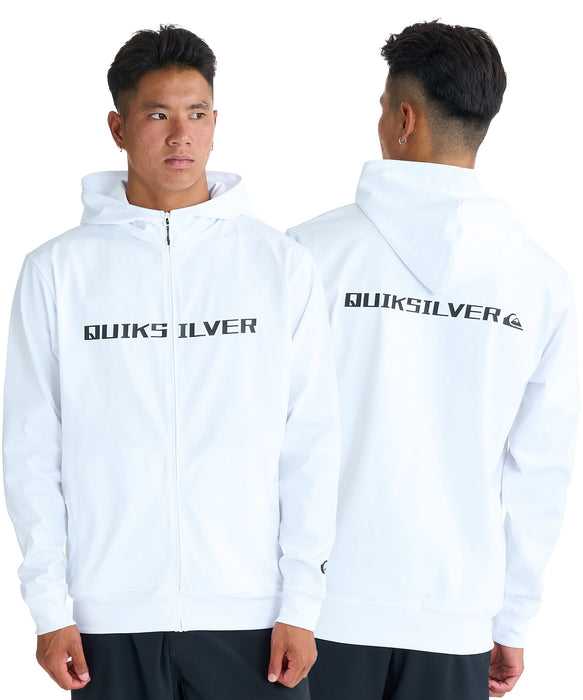 QUIKSILVER メンズ/ユニセックス DOUBLE SIDED QSMW ZIP HOODIE 長袖ラッシュガード UPF50+ 接触冷感 速乾 速乾 【2026年春夏モデル】