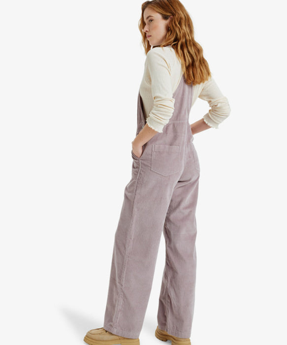 【OUTLET】Roxy TRAILBLAZER OVERALL ウィメンズ コーデュロイサロペット コットン100% <2025FW HEART WAVE>  <25FWグローバル展開アイテム>