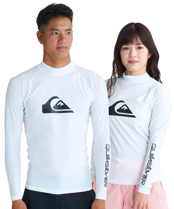 QUIKSILVER メンズ/ユニセックス ALL TIME LR 長袖ラッシュガード 速乾 【2026年春夏モデル】