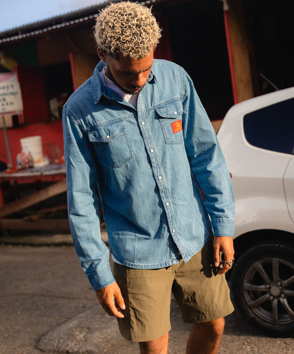 QUIKSILVER メンズ　QUIKSILVER X BOB MARLEY　 UPRISING SHIRT 長袖シャツ 【2026年秋冬モデル】