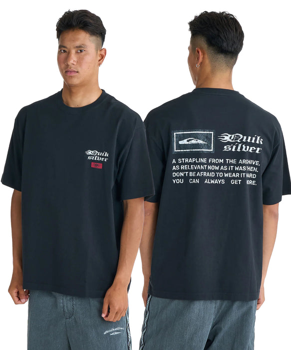 QUIKSILVER メンズ BW MERCURY BOX ST 半袖コットンTシャツ ルーズフィット  <MERCURY COLLECTION>【2026年春夏モデル】
