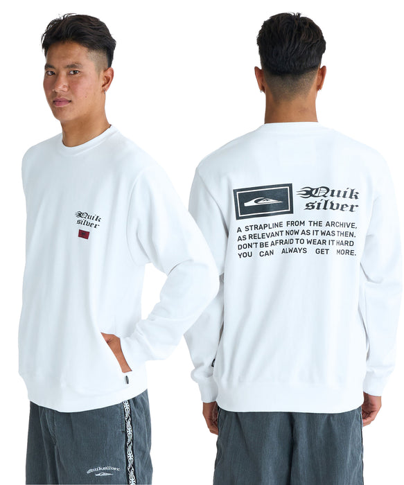 QUIKSILVER メンズ BW MERCURY BOX SWEAT 長袖スウェット ルーズフィット 裏毛 トレーナー<MERCURY COLLECTION>【2026年春夏モデル】