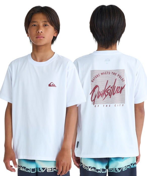 QUIKSILVER キッズ・ユース RETRO MOOD SS YOUTH サーフTシャツ 速乾 【2026年春夏モデル】