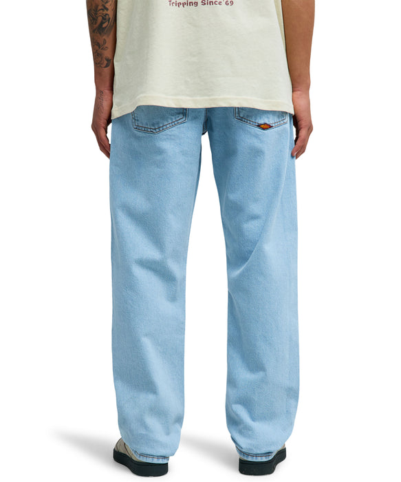 QUIKSILVER メンズ QUIKSILVER STRAIGHT DENIMデニムストレートパンツ