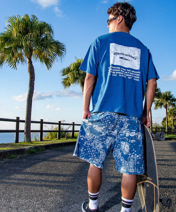 QUIKSILVER メンズ/ユニセックス MERCURY PAISLEY BOX ST 半袖Tシャツ ペイズリー柄<MERCURY COLLECTION>【2026年夏モデル】