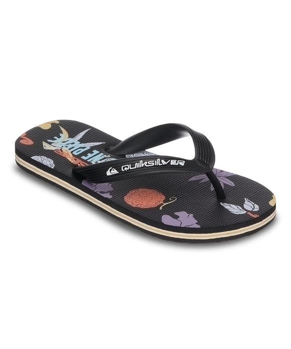 【ONE PIECE X QUIKSILVER】OPQS MOLOKAI ART YOUTHキッズ・ユース ビーチサンダル
