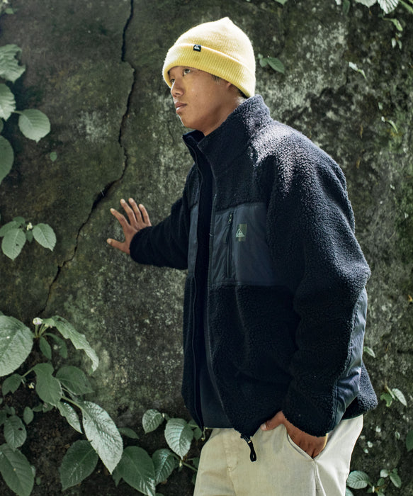 【OUTLET】Quiksilver メンズ BOA JACKET ボアジャケット アウター ルーズフィット 撥水