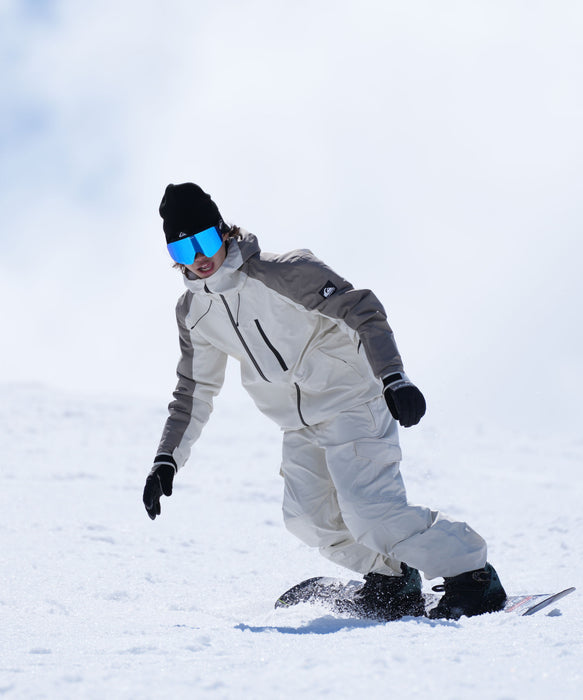 【OUTLET】QUIKSILVER メンズ/ユニセックス MISSION BLOCK JK スノージャケット 10K 撥水・防水<SURF THE MOUNTAIN>【25-26SNOWモデル】