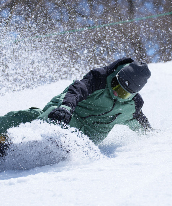 【OUTLET】QUIKSILVER メンズ/ユニセックス MISSION BLOCK JK スノージャケット 10K 撥水・防水<SURF THE MOUNTAIN>【25-26SNOWモデル】