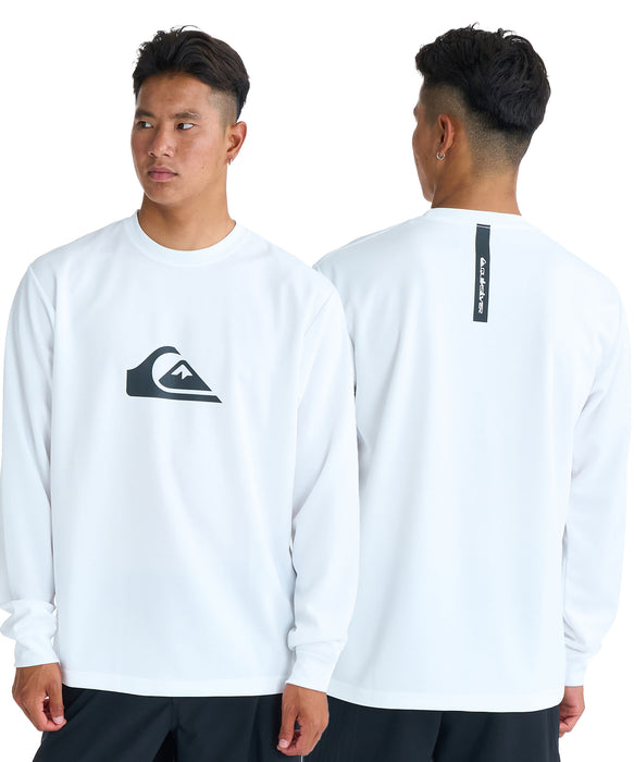 QUIKSILVER メンズ/ユニセックス COMP LOGO LS 長袖サーフTシャツ UPF50+ ドライタッチ 速乾 【2026年春夏モデル】