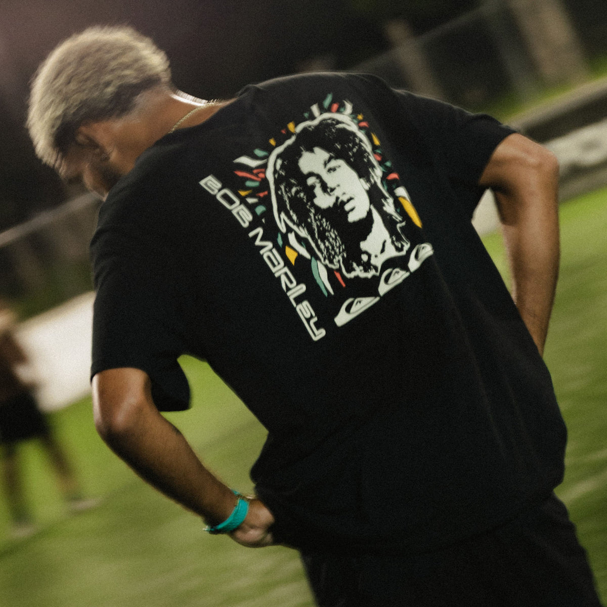 QUIKSILVER メンズ QUIKSILVER X BOB MARLEY WARHEAD SS Tシャツ