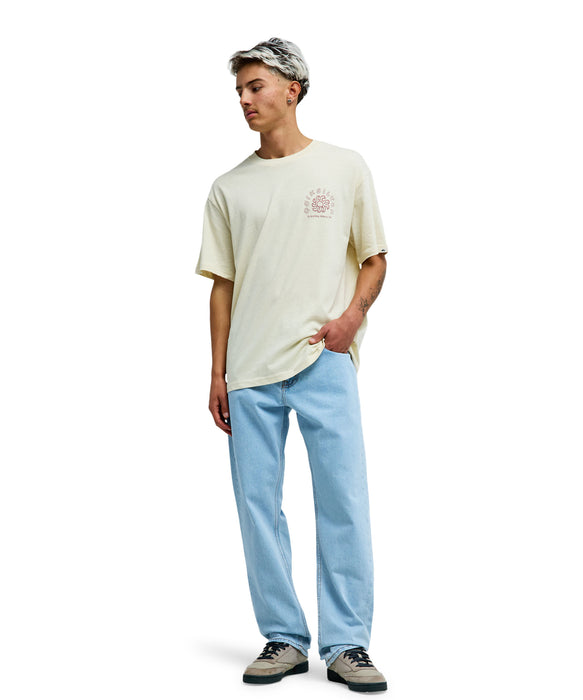 QUIKSILVER メンズ QUIKSILVER STRAIGHT DENIMデニムストレートパンツ