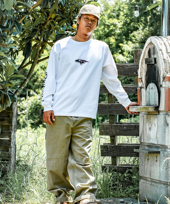 【OUTLET】Quiksilver メンズ TC OLD ENGLISH LT 長袖Tシャツ