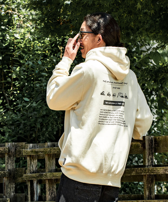 【OUTLET】QUIKSILVER メンズ HISTORY SWEAT PK パーカー 軽量ソフトフリース 特殊裏起毛