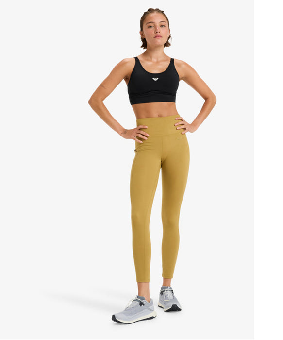 【OUTLET】Roxy Fitness HEART INTO IT ATTITUDE BRA ウィメンズ フィットネス ブラトップ ミディアムサポート クイックドライ  <25FWグローバル展開アイテム>