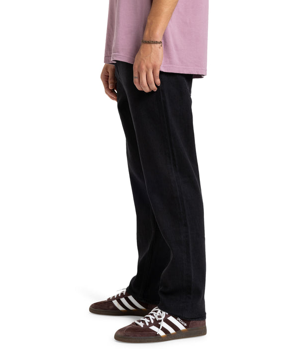 QUIKSILVER メンズ QUIKSILVER STRAIGHT DENIMデニムストレートパンツ