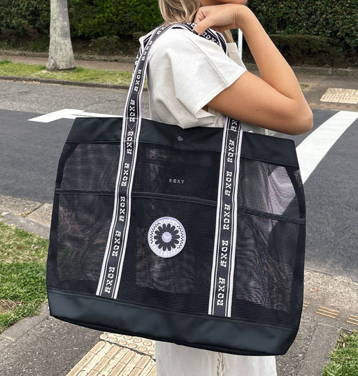 トートバッグ OUTLET FAMILY SALE】Roxy WILD FLOWER MESH TOTE BAG ウィメンズ
