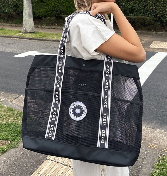 OUTLET】Roxy WILD FLOWER MESH TOTE BAG ウィメンズ トートバッグ