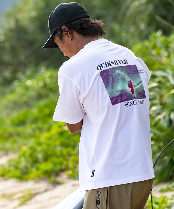 QUIKSILVER メンズ RED SHOOTING SS 半袖Tシャツ 接触冷感 速乾 UPF50+ ストレッチ【2026年夏モデル】