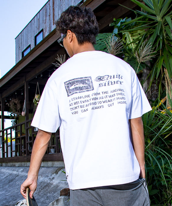 QUIKSILVER メンズ BW MERCURY BOX ST 半袖コットンTシャツ ルーズフィット  <MERCURY COLLECTION>【2026年春夏モデル】
