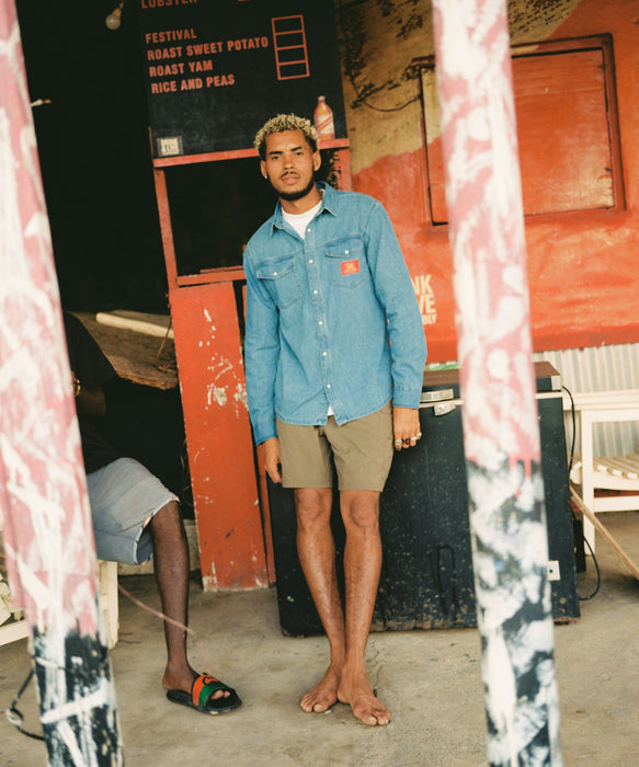 QUIKSILVER メンズ　QUIKSILVER X BOB MARLEY　 UPRISING SHIRT 長袖シャツ 【2026年秋冬モデル】