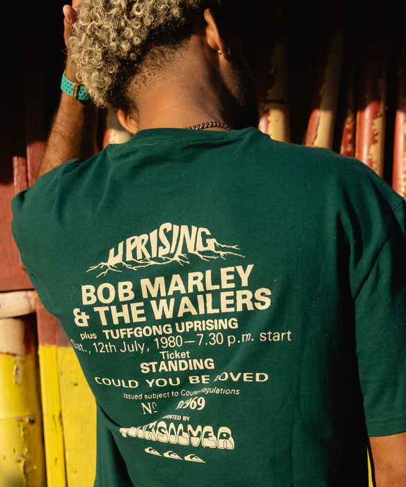 QUIKSILVER X BOB MARLEY CONCERT SS Tシャツ 【2026年秋冬モデル】