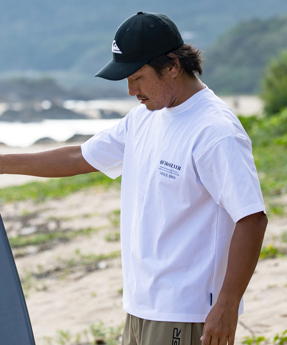 QUIKSILVER メンズ RED SHOOTING SS 半袖Tシャツ 接触冷感 速乾 UPF50+ ストレッチ【2026年夏モデル】