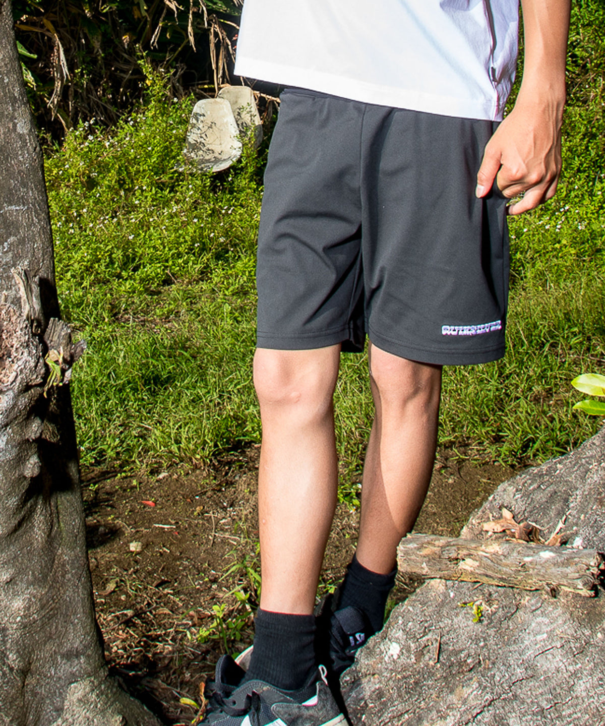 QUIKSILVER キッズ SIGN BAGGY SHORTS YOUTH ショートパンツ 接触冷感
