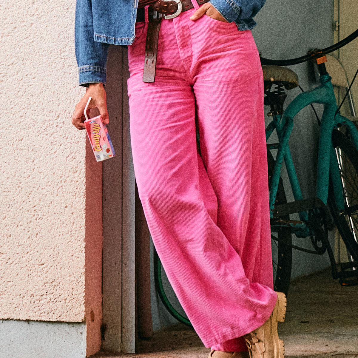 Roxy SURF ON CLOUD CORD ウィメンズ ロング コーデュロイ ワイド