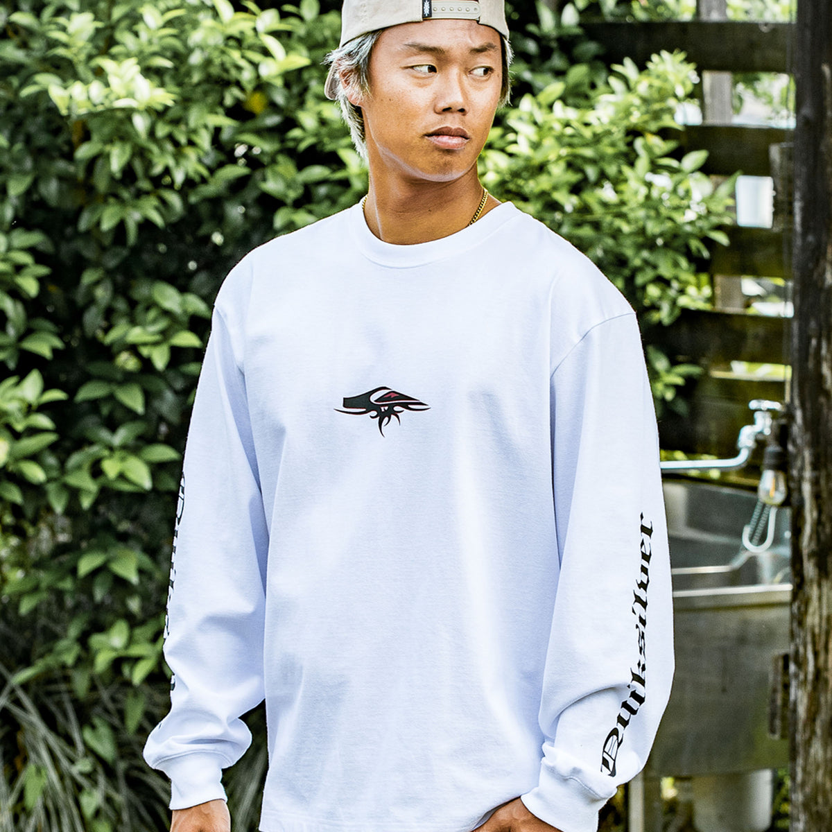 Quiksilver メンズ TC OLD ENGLISH LT 長袖Tシャツ