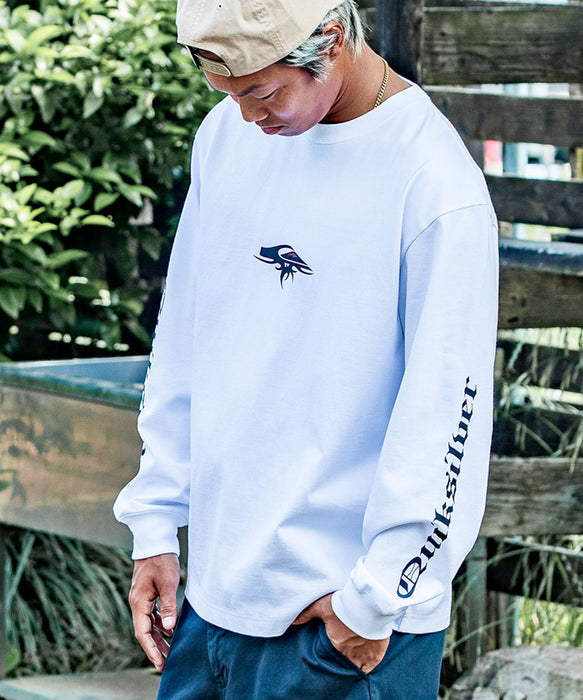 【OUTLET】Quiksilver メンズ TC OLD ENGLISH LT 長袖Tシャツ