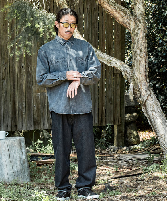 Quiksilver メンズ DENIM WASH SHIRT シャツ セットアップ